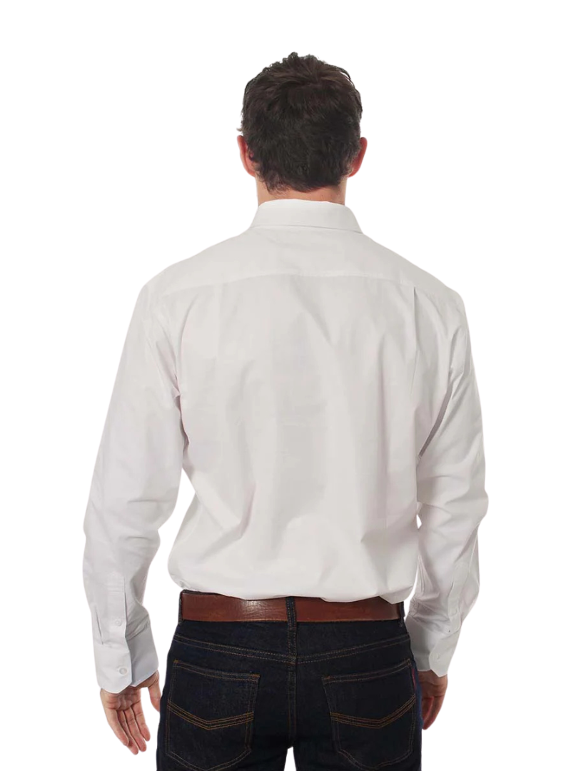 Ringers Western Mens Heritage L/S Dress Shirt (118109053) White