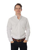 Ringers Western Mens Heritage L/S Dress Shirt (118109053) White
