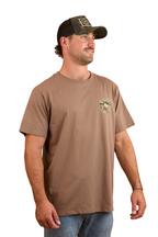 Ringers Western Mens Signature Bull Loose Fit S/S Tee (120201560) Mushroom/Camo