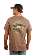 Ringers Western Mens Signature Bull Loose Fit S/S Tee (120201560) Mushroom/Camo