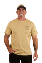 Ringers Western Mens Signature Bull Loose Fit S/S Tee (120201560) Pale Olive/Military Green
