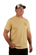 Ringers Western Mens Signature Bull Loose Fit S/S Tee (120201560) Pale Olive/Military Green
