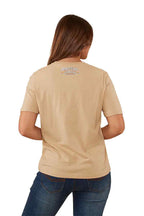 Ringers Western Womens Breakaway Loose Fit Tee (222102RW) Dark Sand  [SD]