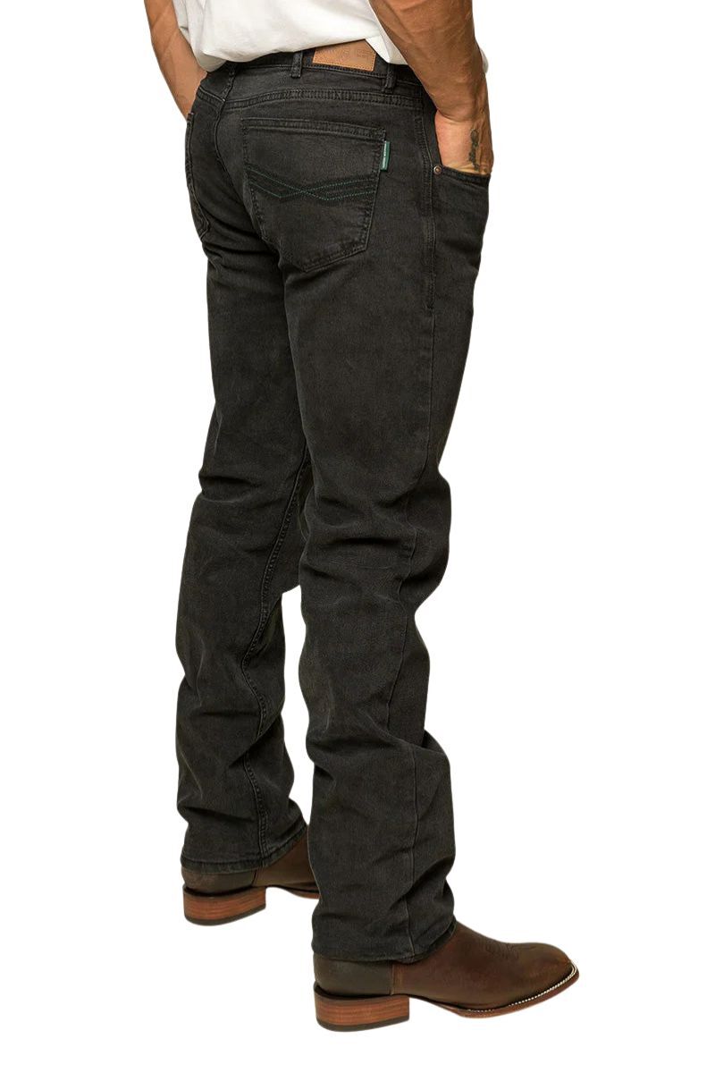 Ringers Western Mens Muster Slim Straight Fit Jeans (121091RW) Black