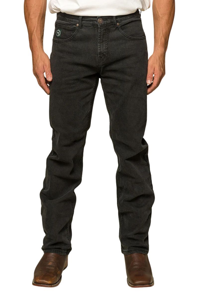 Ringers Western Mens Muster Slim Straight Fit Jeans (121091RW) Black
