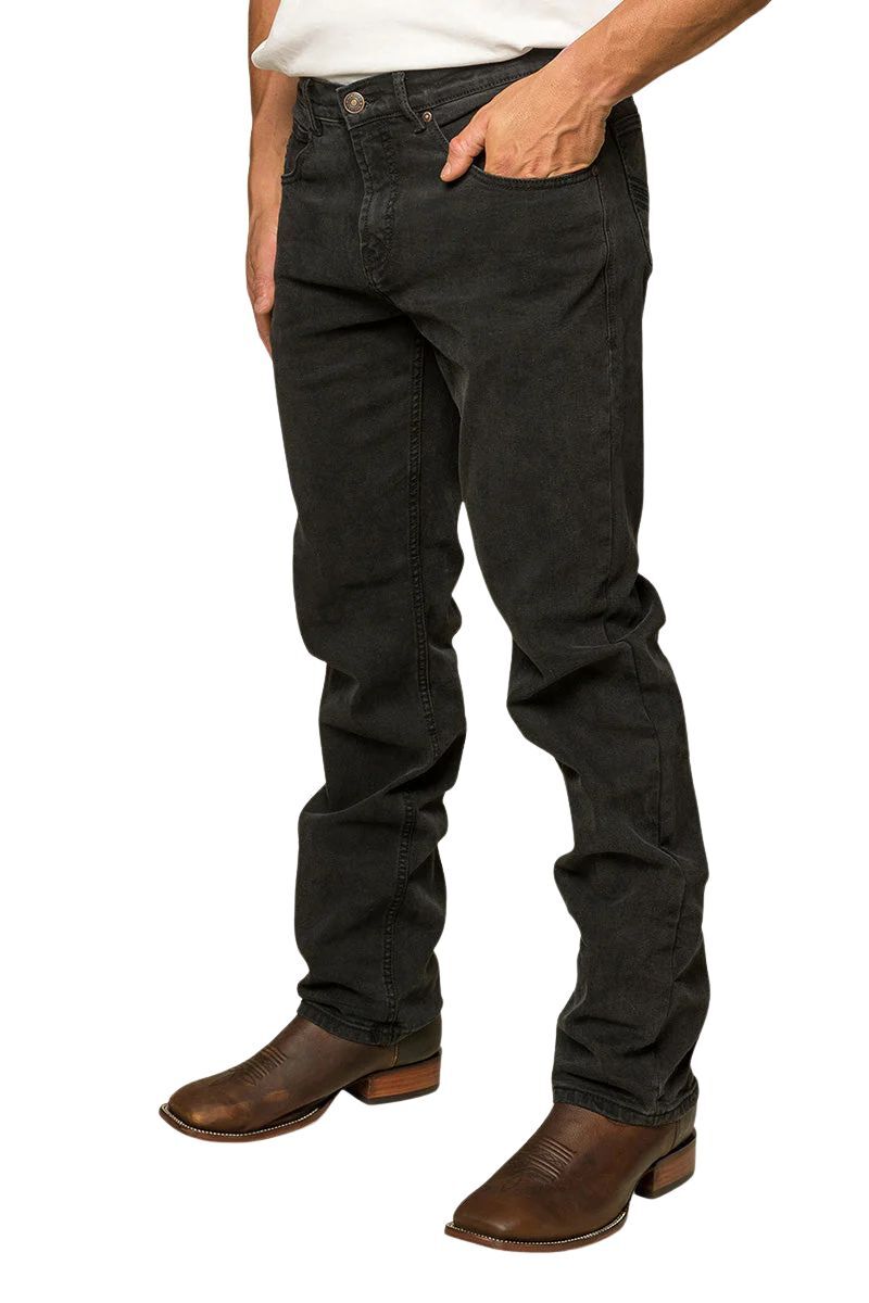 Ringers Western Mens Muster Slim Straight Fit Jeans (121091RW) Black
