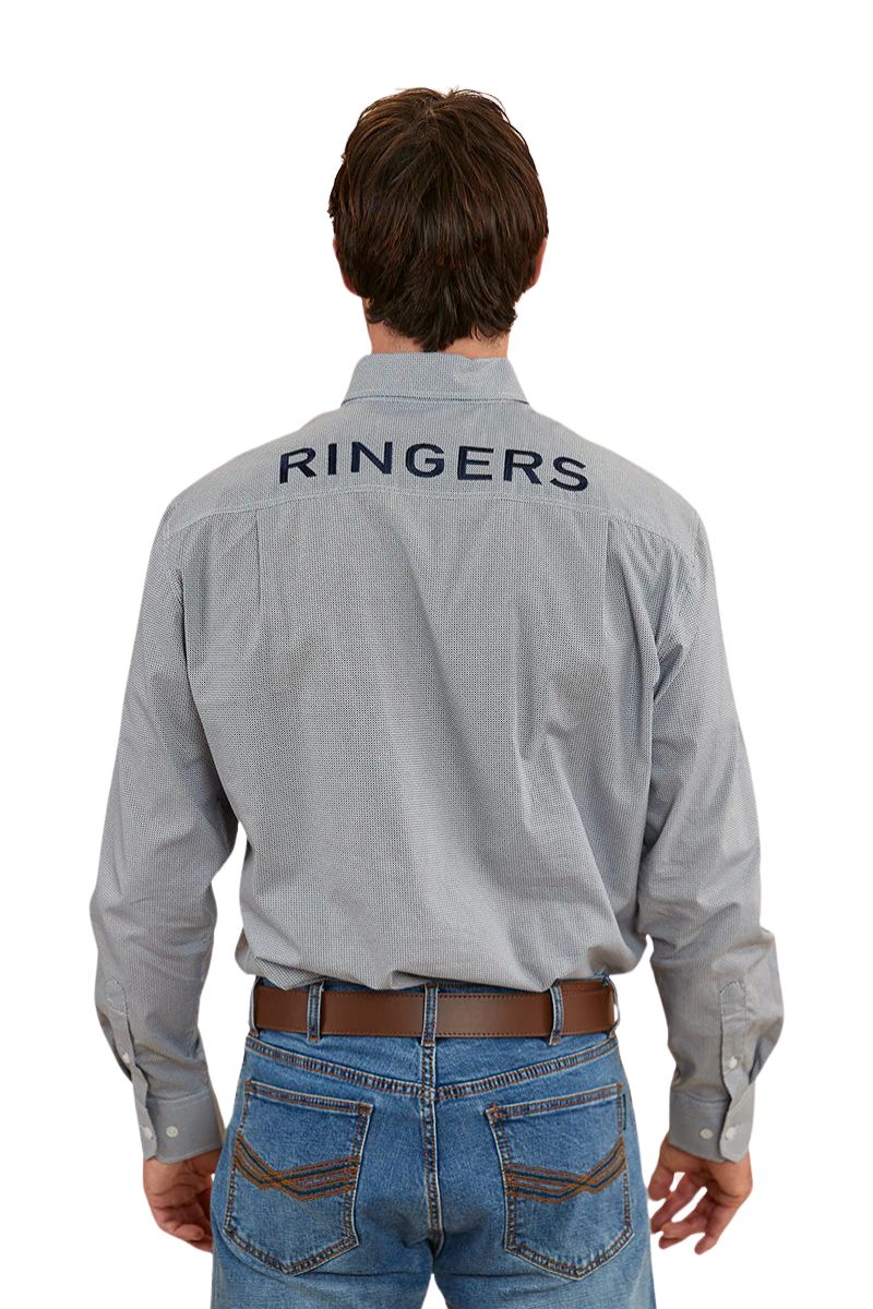 Ringers Western Mens Shelton L/S Dress Shirt (122103RW) Navy [SD]