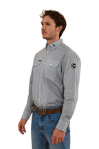 Ringers Western Mens Shelton L/S Dress Shirt (122103RW) Navy [SD]