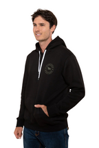 Ringers Western Mens Signature Bull Pullover Hoodie (123050RW) Black/Military Green