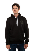 Ringers Western Mens Signature Bull Pullover Hoodie (123050RW) Black/Military Green