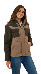 Ringers Western Womens Whitney Puffer Jacket (223033RW) Mushroom  [SD]