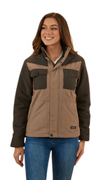Ringers Western Womens Whitney Puffer Jacket (223033RW) Mushroom  [SD]