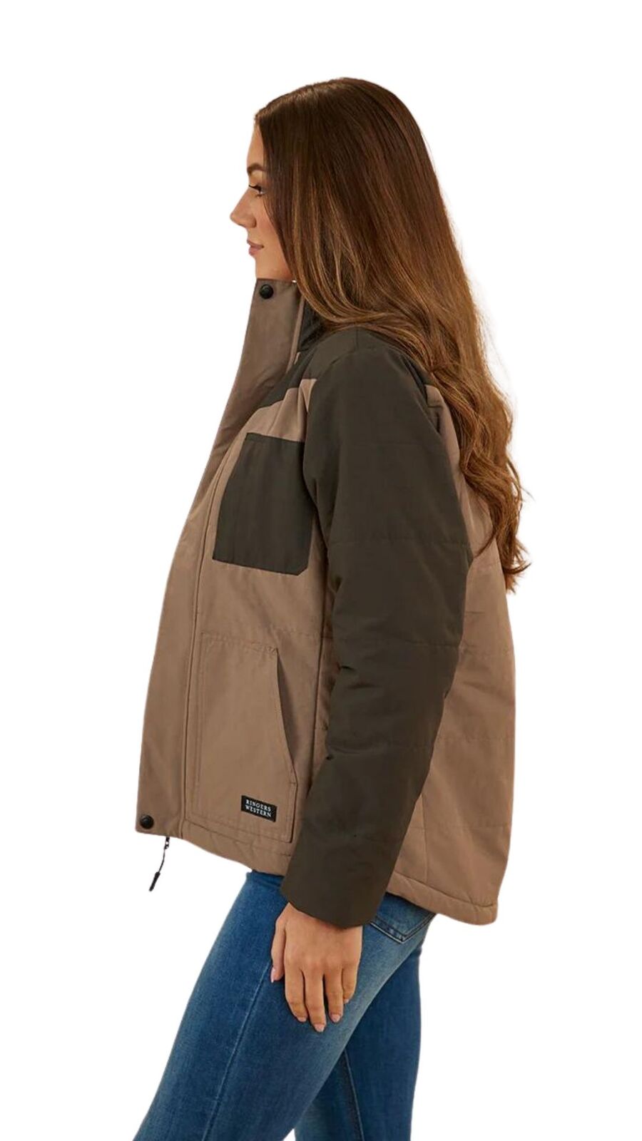 Ringers Western Womens Whitney Puffer Jacket (223033RW) Mushroom  [SD]