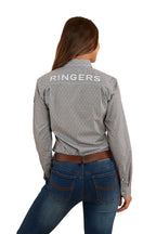 Ringers Western Womens Kacey L/S Dress Shirt (222119RW) Blue  [SD]