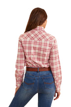 Ringers Western Womens Silverlake L/S Western Shirt (222120RW) Pink Check [SD]