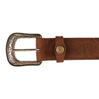 Ringers Western Unisex Longreach Belt (723110RW) Burnt Brown [SD]