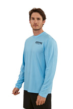 Ringers Western Unisex Squadron UV L/S Tee (423003RW) Sky Blue [GD]