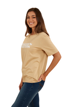 Ringers Western Womens Somerset Loose Fit S/S Tee (222149RW) Dark Sand