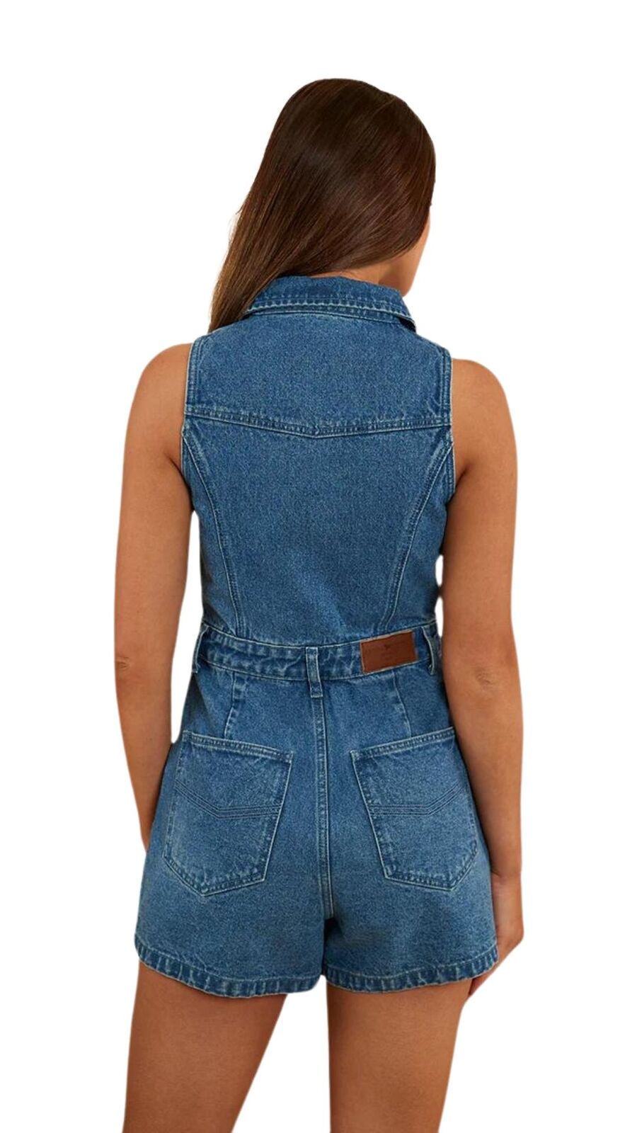 Ringers Western Womens Mimi Playsuit (222129RW) Mid Wash Blue  [SD]