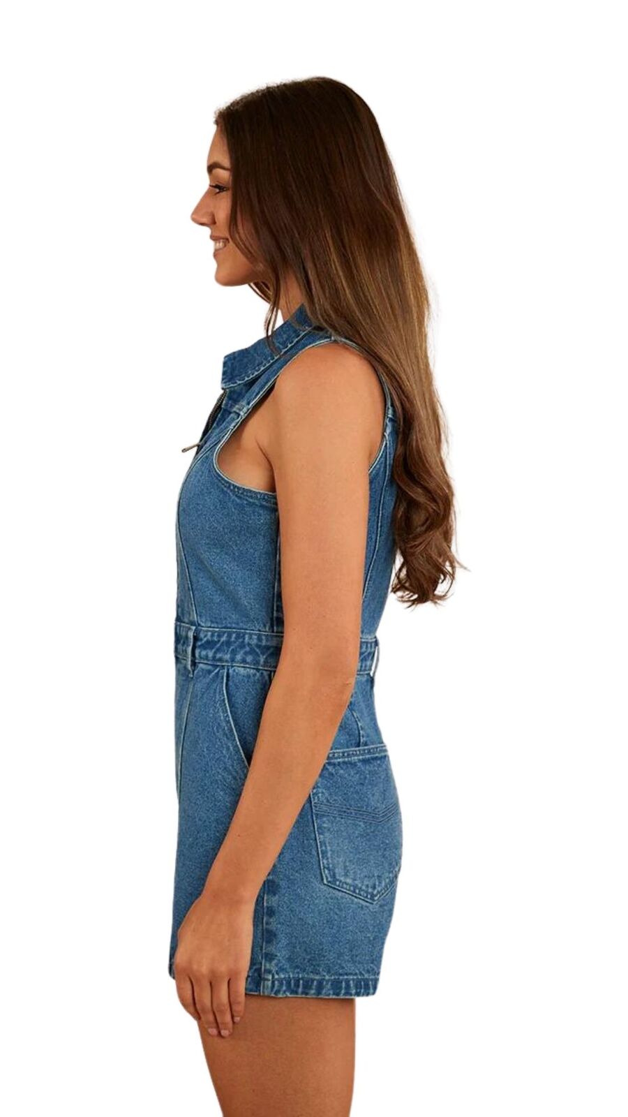 Ringers Western Womens Mimi Playsuit (222129RW) Mid Wash Blue  [SD]