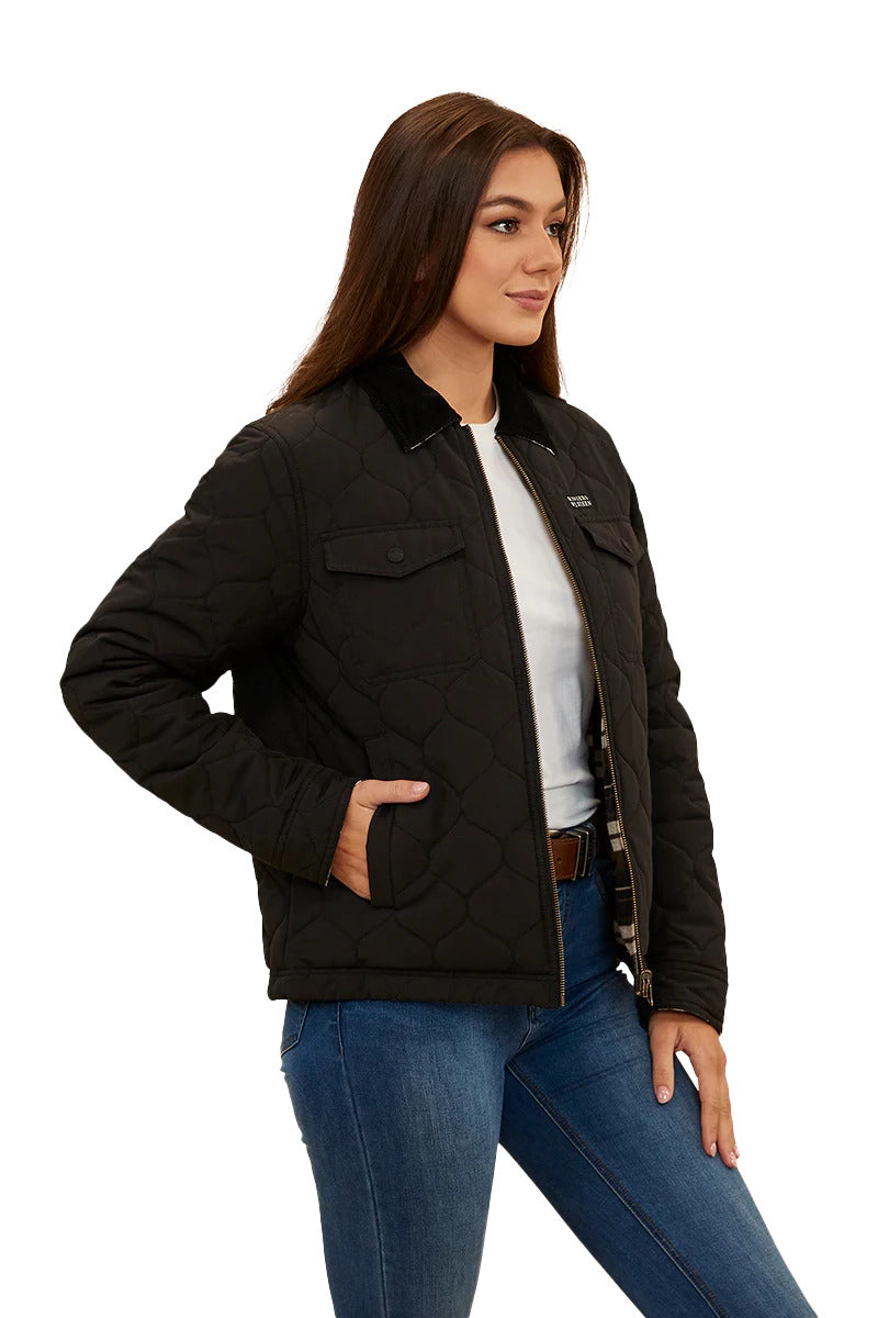 Ringers Western Womens Stella Reversible Jacket (223030RW) Black  [SD]