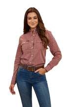 Ringers Western Womens Kacey L/S Dress Shirt (222119RW) Cedar  [SD]