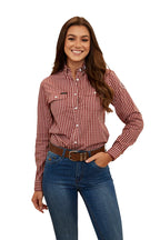 Ringers Western Womens Kacey L/S Dress Shirt (222119RW) Cedar  [SD]