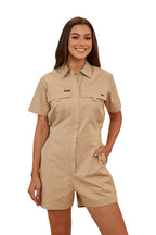 Ringers Western Womens Astrid S/S Coveralls (222035RW) Camel [GD]