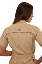 Ringers Western Womens Astrid S/S Coveralls (222035RW) Camel [GD]