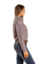 Ringers Western Womens Maverick Western L/S Shirt (221161RW) Wood [GD]