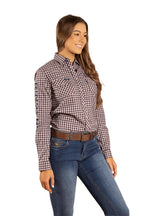 Ringers Western Womens Maverick Western L/S Shirt (221161RW) Wood [GD]
