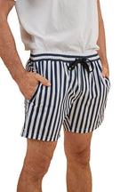 Ringers Western Mens Resort Swim Shorts (123011RW) Navy/White [GD]