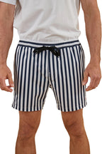 Ringers Western Mens Resort Swim Shorts (123011RW) Navy/White [GD]