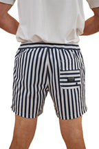 Ringers Western Mens Resort Swim Shorts (123011RW) Navy/White [GD]
