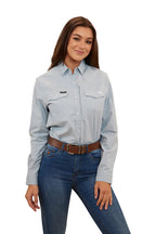 Ringers Western Womens Silverlake Western L/S Shirt (222120RW) Chambray [GD]