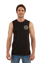 Ringers Western Mens Signature Bull Muscle Tank (120005RW) Black/Camo