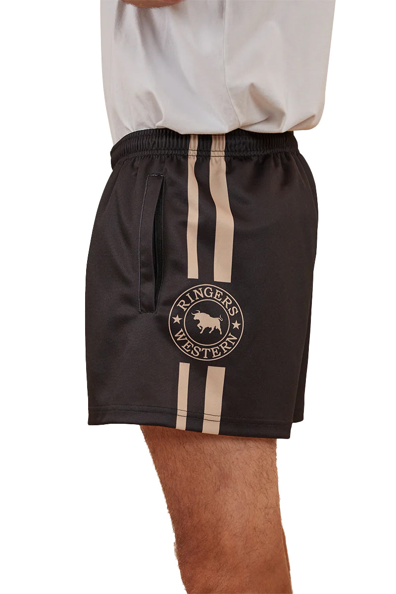 Ringers Western Unisex Footy Shorts (123049RW) Black 
