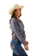 Ringers Western Womens Faith L/S Dress Shirt (221160RW) Navy  [SD]
