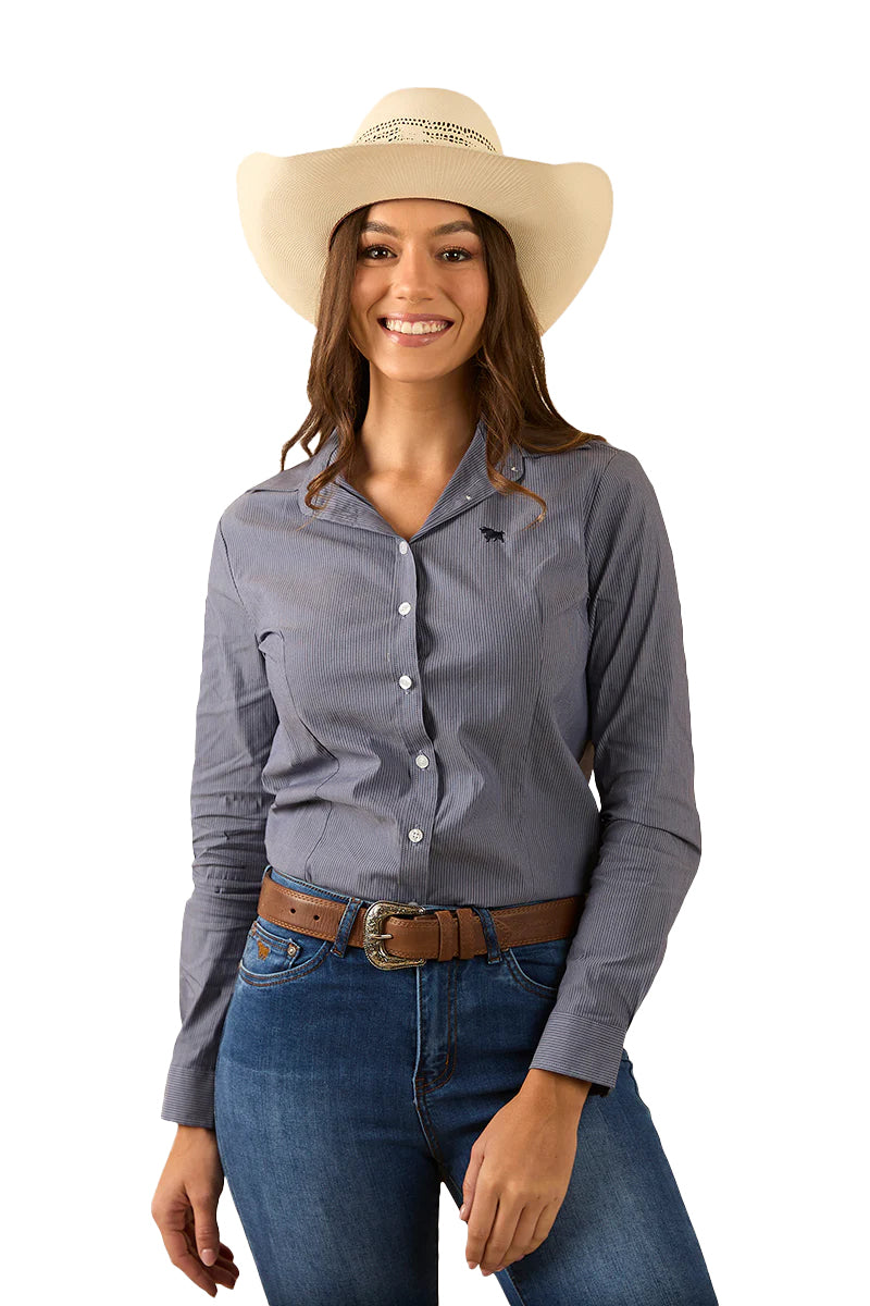 Ringers Western Womens Faith L/S Dress Shirt (221160RW) Navy  [SD]