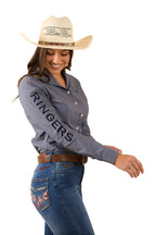 Ringers Western Womens Faith L/S Dress Shirt (221160RW) Navy  [SD]