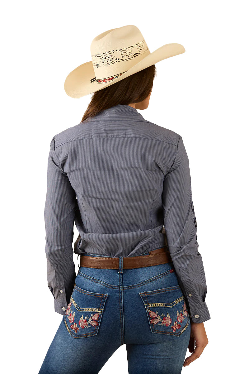 Ringers Western Womens Faith L/S Dress Shirt (221160RW) Navy  [SD]