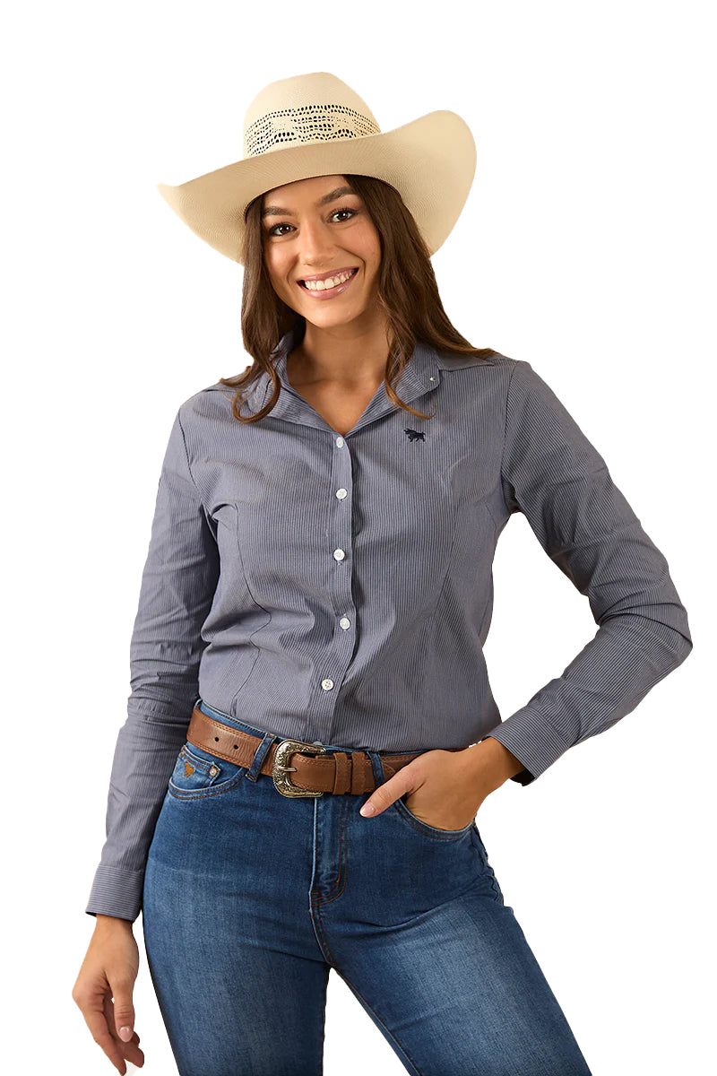 Ringers Western Womens Faith L/S Dress Shirt (221160RW) Navy  [SD]