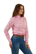 Ringers Western Womens Malaya L/S Dress Shirt (223071RW) Pastel Pink [GD]