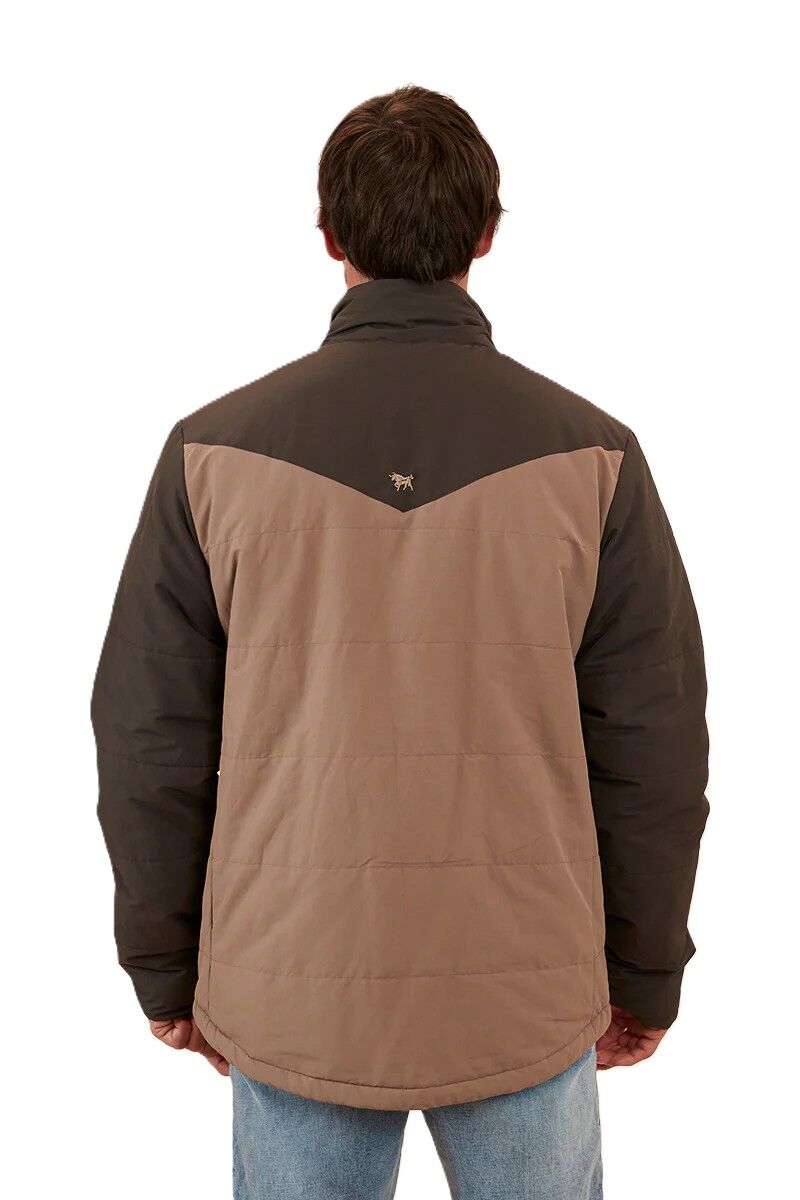 Ringers Western Mens Dixon Puffer Jacket (123044RW) Mushroom [SD]