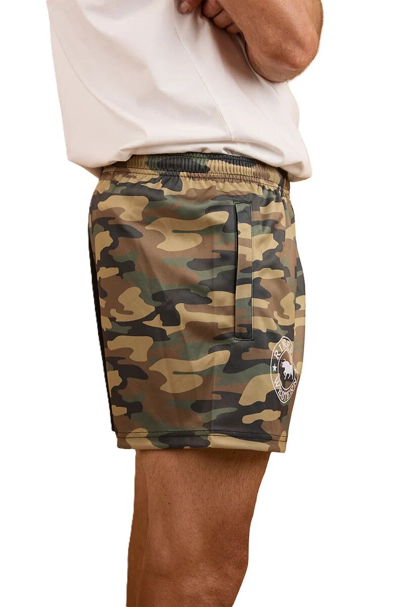 Ringers Western Unisex Footy Shorts (124013RW) Black/Camo