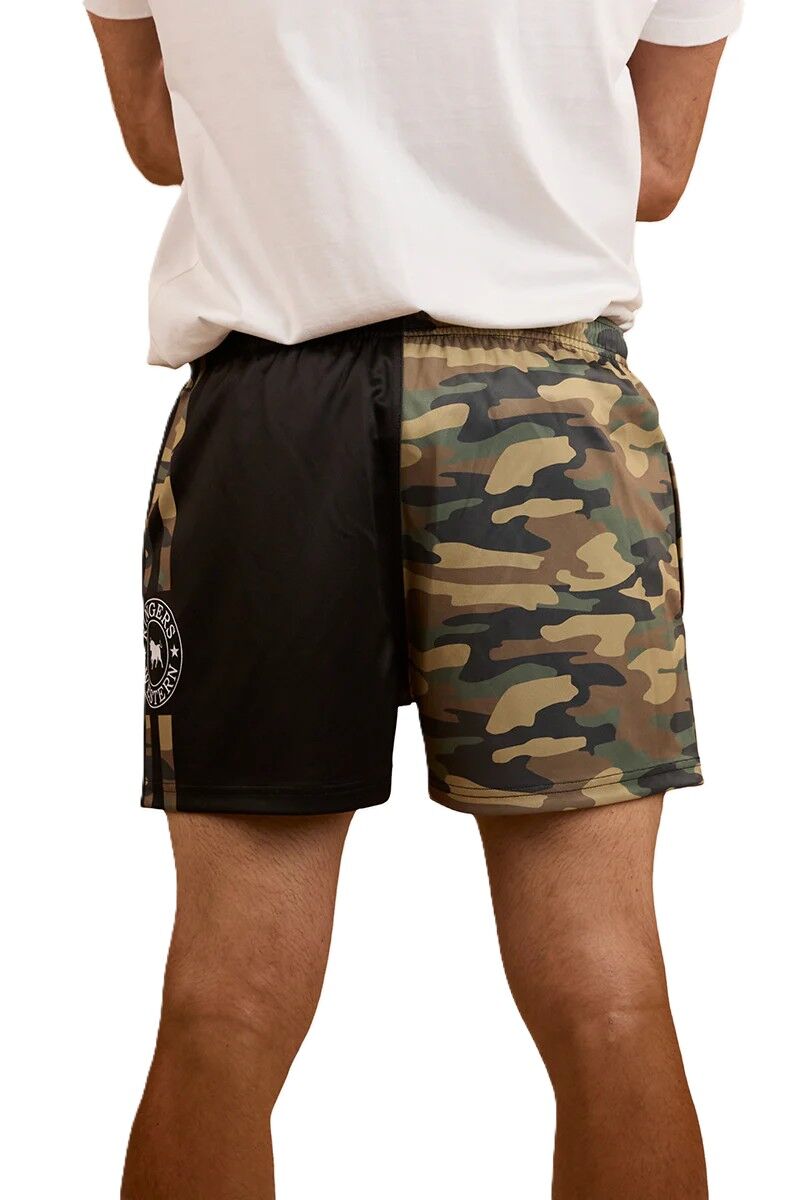 Ringers Western Unisex Footy Shorts (124013RW) Black/Camo
