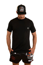 Ringers Western Unisex Young and Dumb Footy Shorts (124020RW) Black/Orange