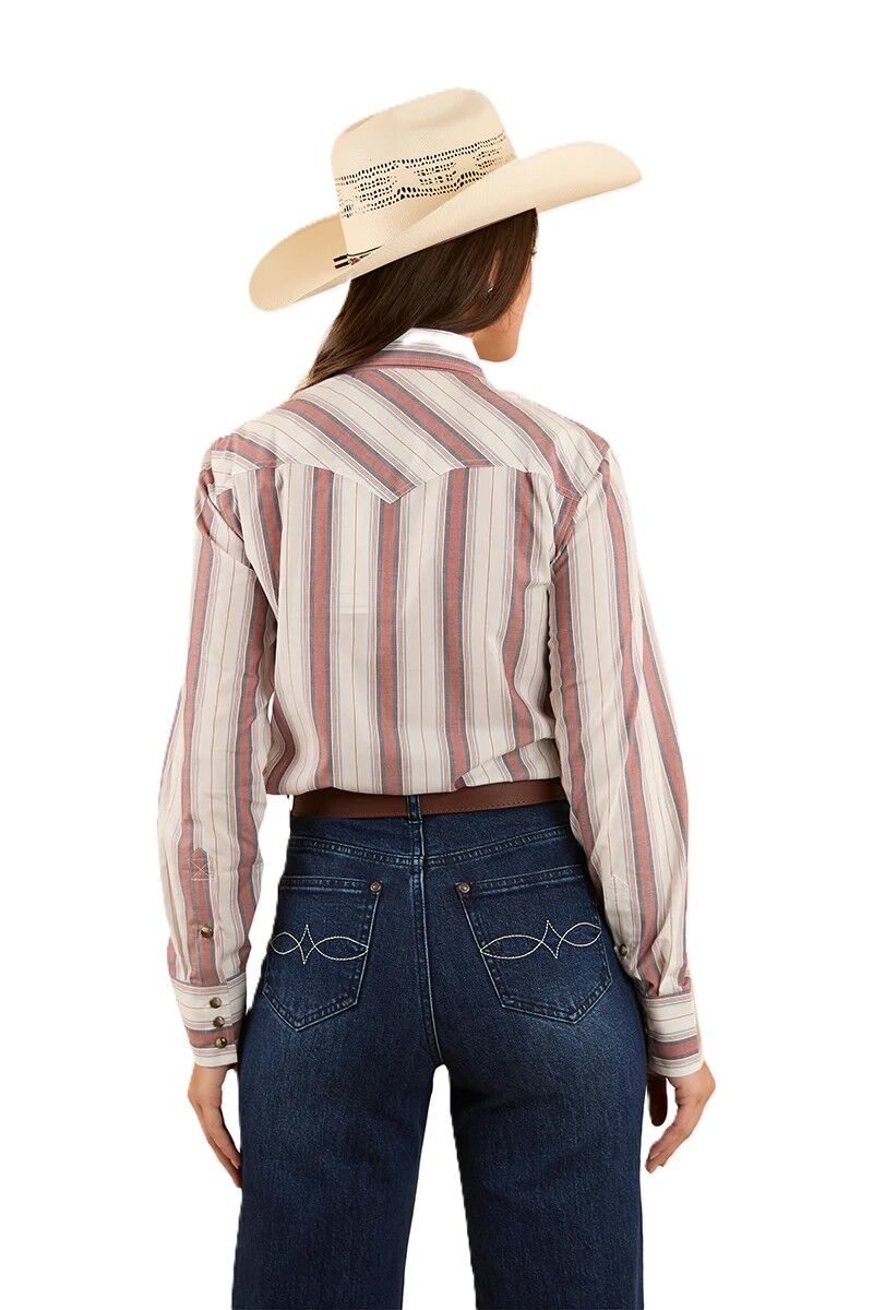 Ringers Western Womens Bubba L/S Western Shirt (223113RW) Burnt Red [SD]