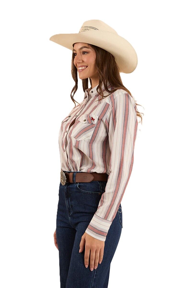 Ringers Western Womens Bubba L/S Western Shirt (223113RW) Burnt Red [SD]