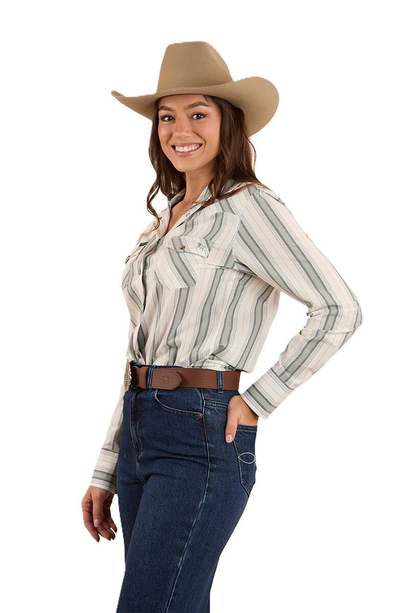 Ringers Western Womens Bubba L/S Western Shirt (223113RW) Dusty Sage [SD]